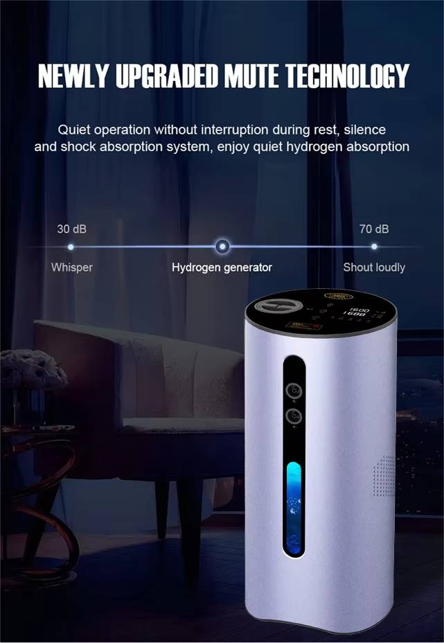 PEM Hydrogen Inhaler 1600ml/min, 99.992% Purity H₂ Generator