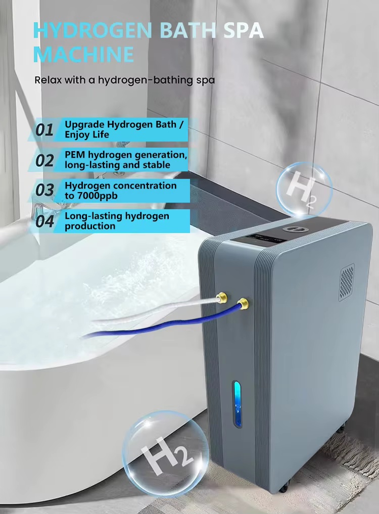 SWELDA 7500 mL/min Hydrogen Bath Generator | Nano Bubble Spa System
